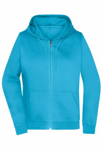 Ladies' Promo Zip Hoody - turquoise