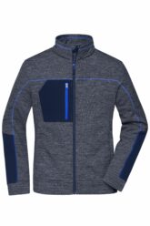 Ladies Structure Fleece Jacket - navy melange