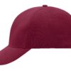 Unisex 6 Panel Raver Cap Lamiated - burgundy