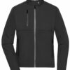 Ladies Bionic Softshell Jacket James and Nicholson - black